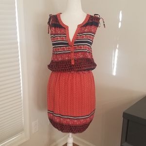 Lucky Brand sleeveless patterned dress